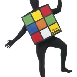 Smiffys Adult Mens Rubiks Cube 80s Costume