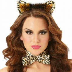 Balloon Agencies Deluxe Leopard Bow Tie Costume Accessory Costume Accessories