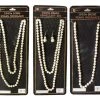JD Party Flappers 20s Gatsby Pearl Necklace Jewellery1920s Ladies Costume Accessory