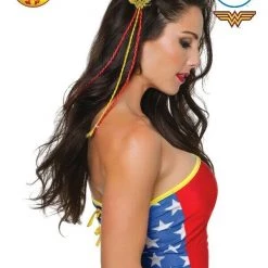 Rubies Licensed Wonder Woman Costume Cape Boots Gauntlets Light Up Lasso Tiara