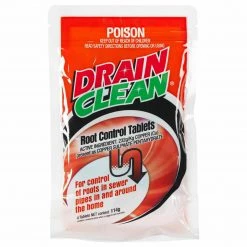 BUN 8 X Drain Clean TREE ROOT CONTROL Tablets Clear Pipe Unblock