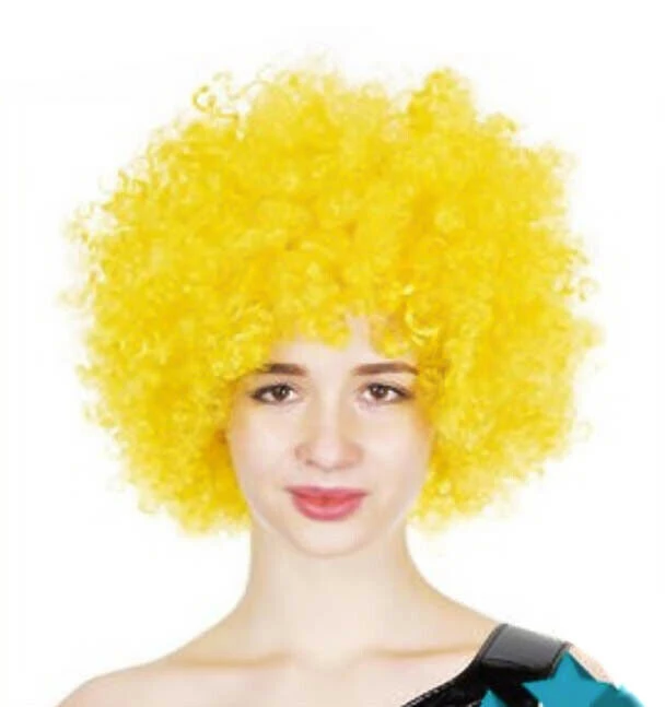 JD Party Fancy Dress Up Costume Party Afro Wig Curly Cosplay Funk Disco Halloween Clown 15 JD Party Fancy Dress Up Costume Party Afro Wig Curly Cosplay Funk Disco Halloween Clown