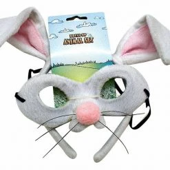 Sweidas Easter Bunny Rabbit Mask & Bunny Ears Costume Kit Or Fluffy Costume Mask Costume Accessories 7 Sweidas Easter Bunny Rabbit Mask & Bunny Ears Costume Kit Or Fluffy Costume Mask Costume Accessories