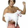 Smiffys Party Supplies Giant Inflatable Sheep Has Hole In The Rear & Squeaks Bucks Nighy Party Gag