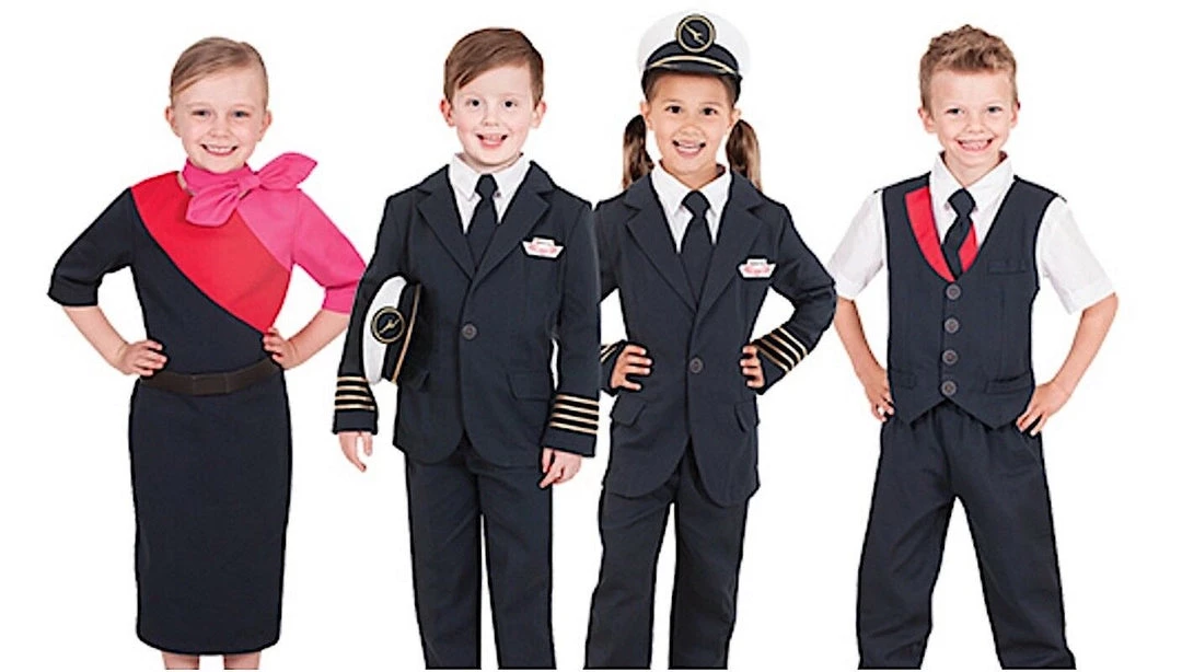 Rubies Deerfield Costumes Qantas Cabin Crew Uniform Boy Girls Flight Attendant Qantas Pilot Captain Costum 1 Rubies Deerfield Costumes Qantas Cabin Crew Uniform Boy Girls Flight Attendant Qantas Pilot Captain Costum