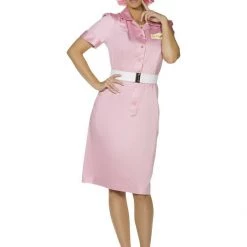Smiffys Costumes 70s Frenchy Beauty School Pink Ladies Costume