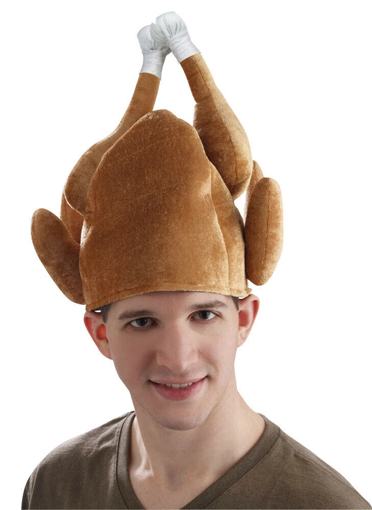 Morris Costume Accessories Roasted Turkey Funny Plush Hat Costume Accessory 1 Morris Costume Accessories Roasted Turkey Funny Plush Hat Costume Accessory