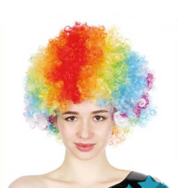 JD Party Fancy Dress Up Costume Party Afro Wig Curly Cosplay Funk Disco Halloween Clown 13 JD Party Fancy Dress Up Costume Party Afro Wig Curly Cosplay Funk Disco Halloween Clown
