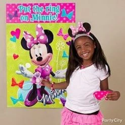 Balloon Agencies Minnie Mouse Party Games Put The Ring On Minnie Game For 2 To 8 Players