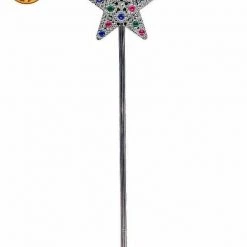 Rubies Deerfield Costume Accessories Licensed Wizard Of Oz Glinda The Witch Light Up Wand Costume Accessory