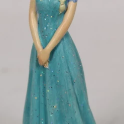 MAL Home & Garden Disney Frozen Anna And Elsa Ornament Statues 13cm Tall Girls Bedroom Decor