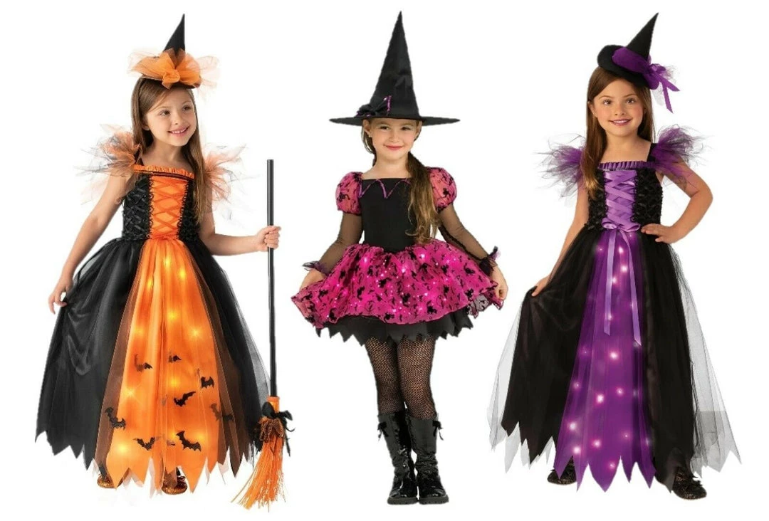 Rubie's Moonlight Fancy Witch Light Up Purple Orange Pink Halloween Girls Costume Halloween Costumes 6 Rubie's Moonlight Fancy Witch Light Up Purple Orange Pink Halloween Girls Costume Halloween Costumes