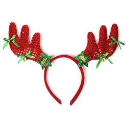 Unbranded 6pk Christmas Headband Photo Prop Kit Reindeer Elf Costume Accessory Christmas Costume Accessories