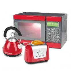 ATD Casdon Morphy Richards Kids Toy Microwave Kettle & Toaster Playset Pretend Play Home & Garden