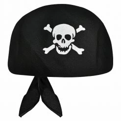 Balloon Agencies Costume Accessories Pirate Bandana Hat Skull & Crossbones Costume Accessory