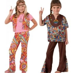 Tomfoolery Hippie 60s 70s Boys Girls Costume
