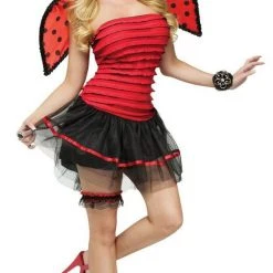 Morris Costumes Lady Bug Busy Bee Ladies Tutu Wings Ladies Costume
