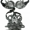Unbranded Apocalypse Steam Punk Steampunk Gas Mask And Goggles Costume Set