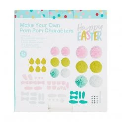 Kmart Happy Easter Arts & Krafts Make Your Own Pom Pom Characters Set