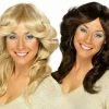 Smiffys 70S 80s Disco Diva Flick Wig Farrah Fawcett Charlies Angels Ladies Costume Wig Wigs