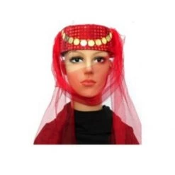 JD Party Princess Arabian Genie Hat With Veil Belly Dance Party Hat Costume Accessories 12 JD Party Princess Arabian Genie Hat With Veil Belly Dance Party Hat Costume Accessories