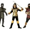 Rubie's Costumes Gold Dragon Warrior Battle Ninja Boys Costume