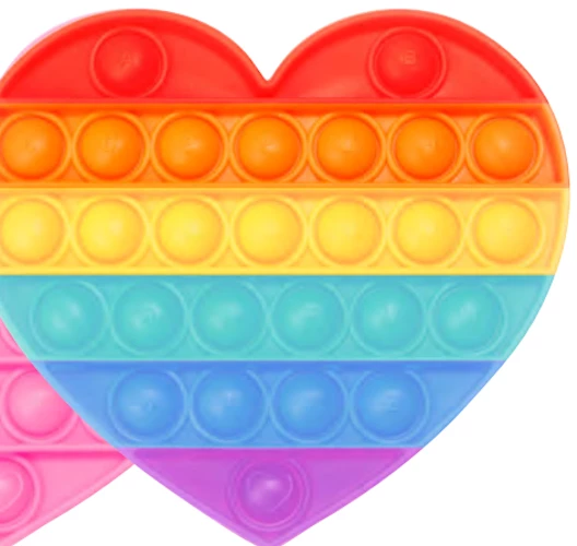 Unbranded Pop Its Heart Fidget Toy Push Bubble Stress Relief Kids Pop It Tiktok 2021 NEW 4 Unbranded Pop Its Heart Fidget Toy Push Bubble Stress Relief Kids Pop It Tiktok 2021 NEW