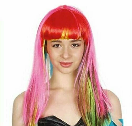 JD Party Fancy Dress Up Costume Party Long Wig Straight Cosplay Funk Disco Halloween Wigs 13 JD Party Fancy Dress Up Costume Party Long Wig Straight Cosplay Funk Disco Halloween Wigs