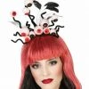 JD Party Gruesome Array Of Creepy Scary Eyeballs & Feathers On A Headband Costume Access Costume Accessories