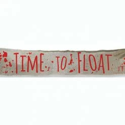 Balloon Agencies IT Scene Setter Time To Float Cloth Banner Scary Door Panel Halloween Decoration