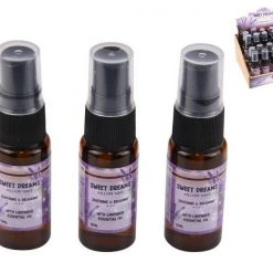 Sweet Dreams 3pce Aromatherapy Essential Oil 12ml Pillow Spray Relaxing Calming Fast Asleep