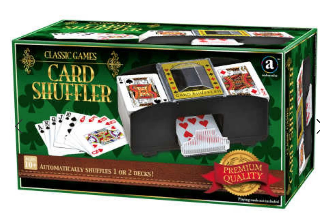 BW Home & Garden Automatic Poker Card Shuffler 2 Decks Machine Battery Operated Game Playing 2 BW Home & Garden Automatic Poker Card Shuffler 2 Decks Machine Battery Operated Game Playing