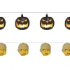 Morris Costumes Halloween Props/Decoration 101cm Baby Head Garland Light Up Pumpkin Garland Halloween Decoration Party Prop