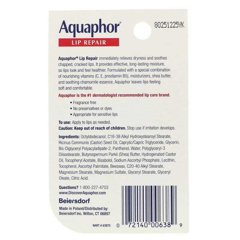 IHerb Health & Beauty Aquaphor Lip Repair Immediate Relief -Severely Dry Chapped Cracked Lips 10ml 2 IHerb Health & Beauty Aquaphor Lip Repair Immediate Relief -Severely Dry Chapped Cracked Lips 10ml