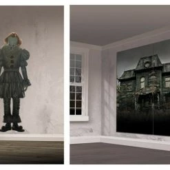 Balloon Agencies IT Neibolt House Pennywise Scene Setter Halloween Decoration Halloween Props/Decoration