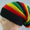 Aussie Toys Bob Marley Jamaican Rasta Beanie Hat Striped Warm Winter 70s Hat Costume Accessories