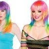 Rubie's Club Candy 80s Neon Rainbow Ladies Wig