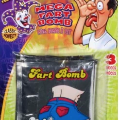 Tomfoolery Mega Fart Bomb Bags Smelly Nasty Stinky Gas Stink Bombs Prank Joke Gag Tricky