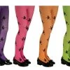Rubie's Costume Accessories Glitter Witch Green Orange Pink Purple Size Small Girls Tights Costume Stockings