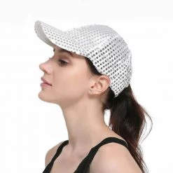 JD Party Sequin Glitter Baseball Cap 80s Costume Hat Pink Orange Green Gold Purple Red 14 JD Party Sequin Glitter Baseball Cap 80s Costume Hat Pink Orange Green Gold Purple Red