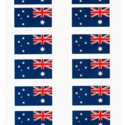Balloon Agencies Costume Accessories Commonwealth Games Australia Day 16Pk Of Australian Flags Tattoos Waterproof