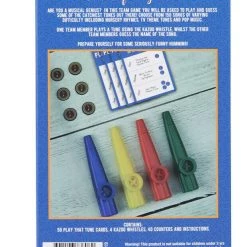 HMC Play That Tune Musical Guessing Game Kazoos Whistles Song Challenge Kids Toys Home & Garden