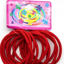 JD Health & Beauty 12 X Thick Stong School Hair Ties Bands Many Colours For Girls & Women