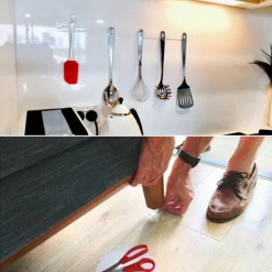 Unbranded Home & Garden 1mtr Strong Nano Magic Tape Double Sided Clear Adhesive Invisible Gel Anti-Slip