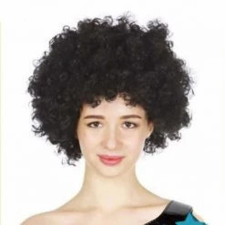 JD Party Fancy Dress Up Costume Party Afro Wig Curly Cosplay Funk Disco Halloween Clown