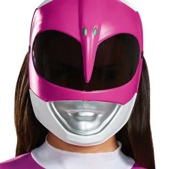 Morris Costumes Red Blue Black Pink Yellow Power Ranger Mask Mighty Morphin Costume Accessory
