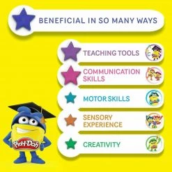 ATD Home & Garden Hasbro Play-Doh Party Bag Includes 15 Tubs And 16 Stickers Assorted Colours