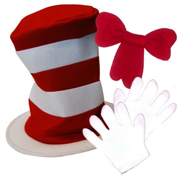 Aussie Toys Dr Seuss Cat In The Hat Kids Boys Girls Full Costume Jumpsuit Gloves Hat Tie 1 Aussie Toys Dr Seuss Cat In The Hat Kids Boys Girls Full Costume Jumpsuit Gloves Hat Tie