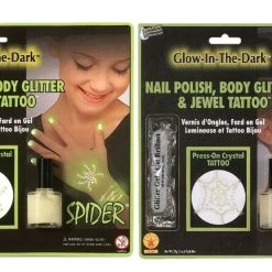 Rubies Deerfield Glow-in-the-dark Gem Web Spider Tattoo Make Up Kit Halloween Costumes