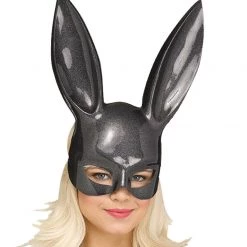 Morris Easter Bunny Ears Rabbit Face Mask Rainbow Black Glittery Costume Accessory Costume Accessories 9 Morris Easter Bunny Ears Rabbit Face Mask Rainbow Black Glittery Costume Accessory Costume Accessories